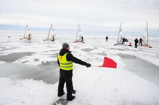 Russia Ice Yacht Competition