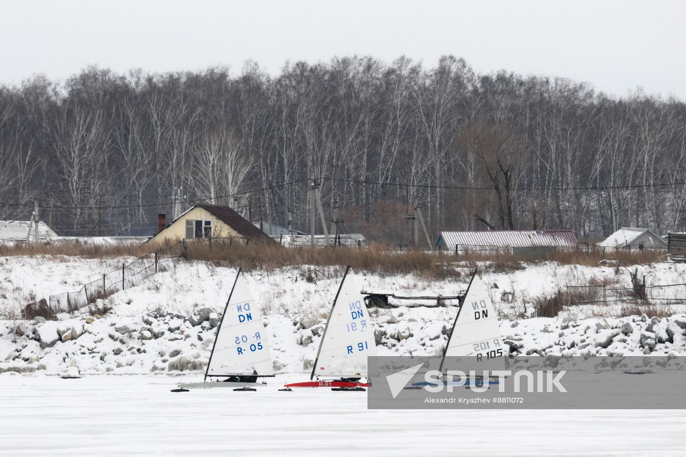 Russia Ice Yacht Competition