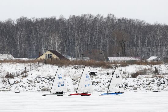 Russia Ice Yacht Competition