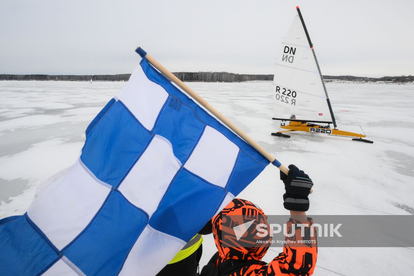 Russia Ice Yacht Competition