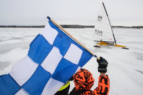 Russia Ice Yacht Competition