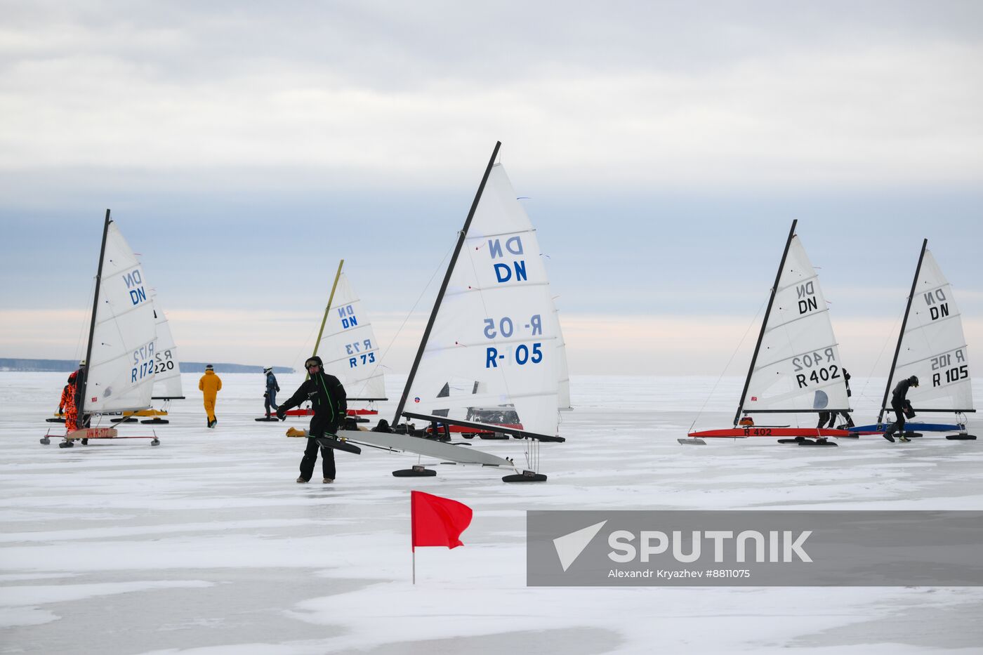 Russia Ice Yacht Competition