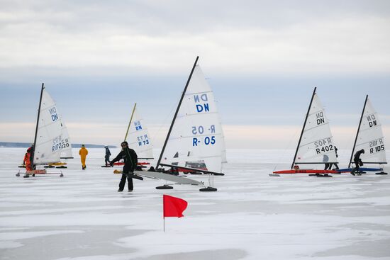 Russia Ice Yacht Competition