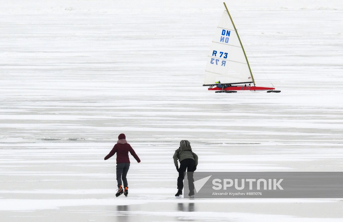 Russia Ice Yacht Competition