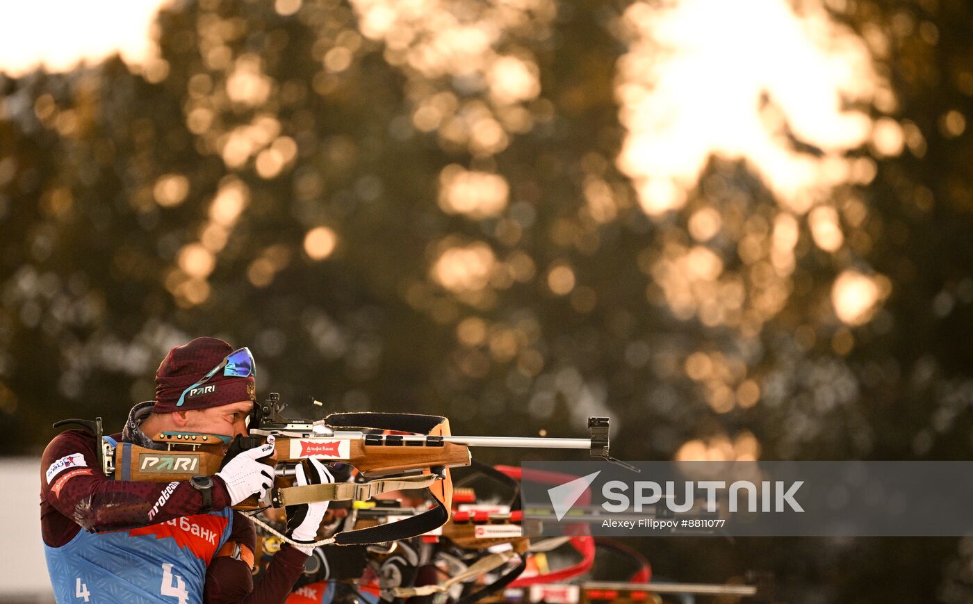 Russia Biathlon Commonwealth Cup Men Pursuit