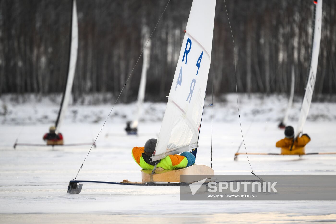 Russia Ice Yacht Competition