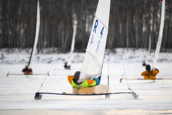 Russia Ice Yacht Competition