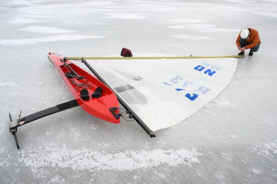 Russia Ice Yacht Competition