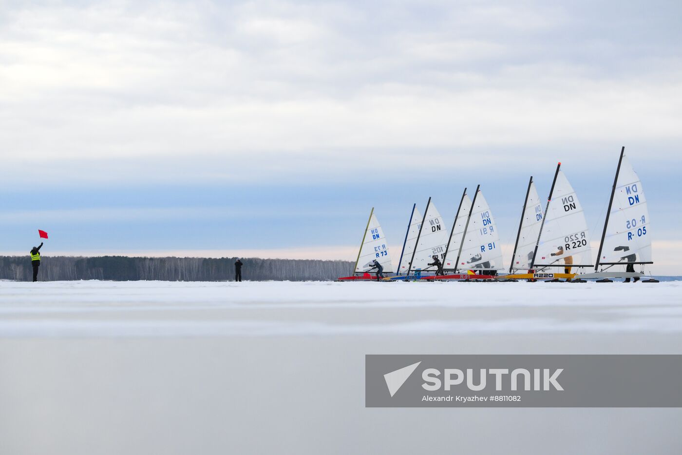 Russia Ice Yacht Competition