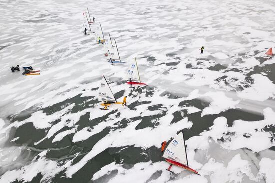 Russia Ice Yacht Competition