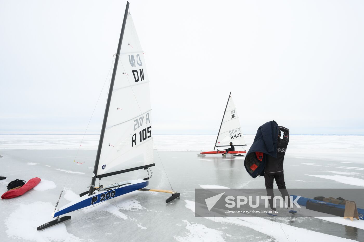 Russia Ice Yacht Competition