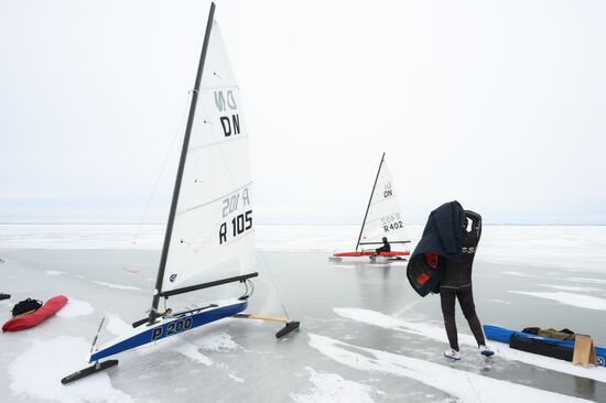 Russia Ice Yacht Competition