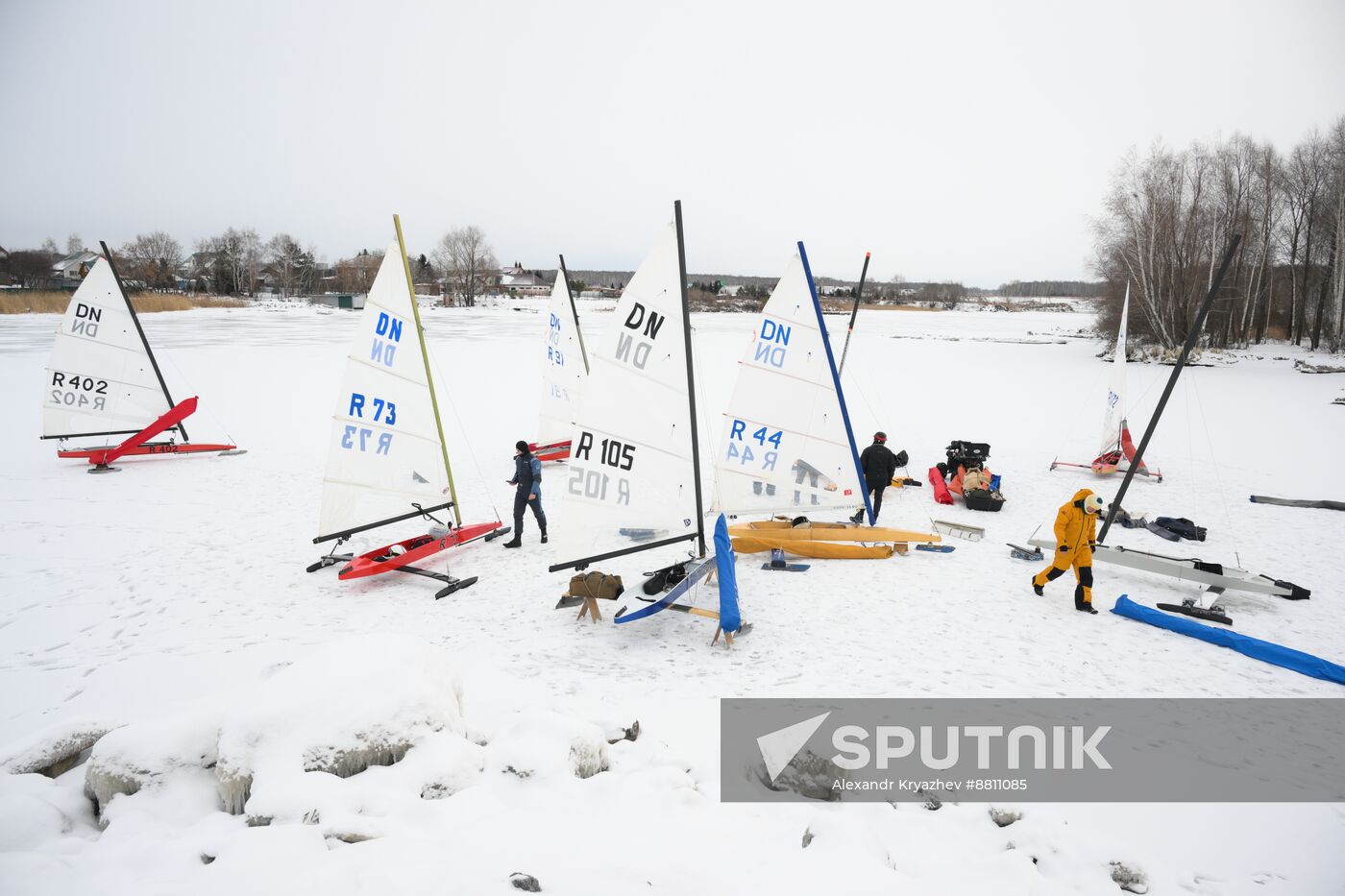 Russia Ice Yacht Competition