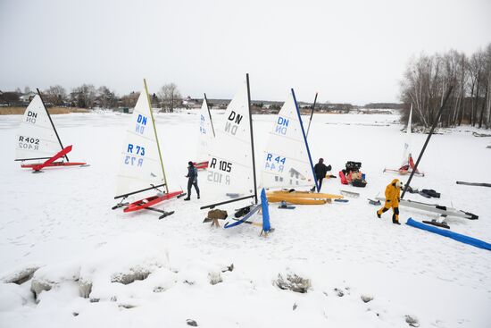 Russia Ice Yacht Competition