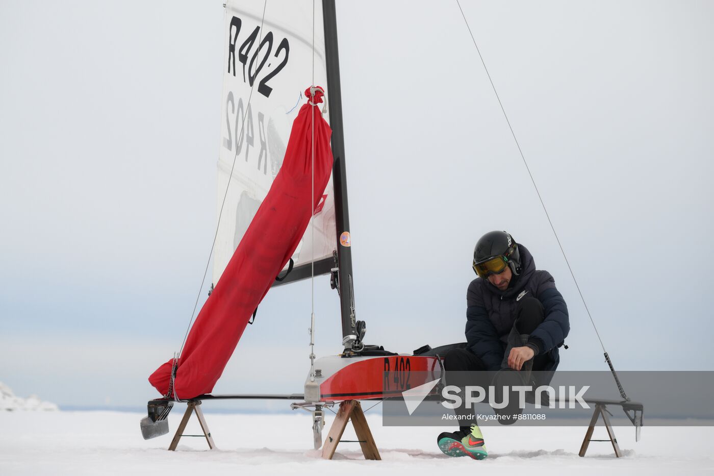 Russia Ice Yacht Competition