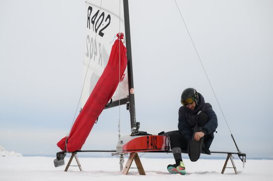 Russia Ice Yacht Competition