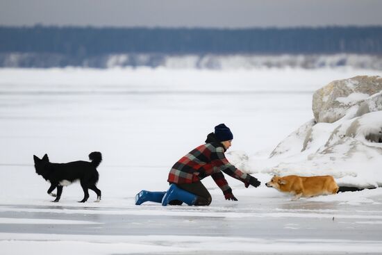 Russia Ice Yacht Competition