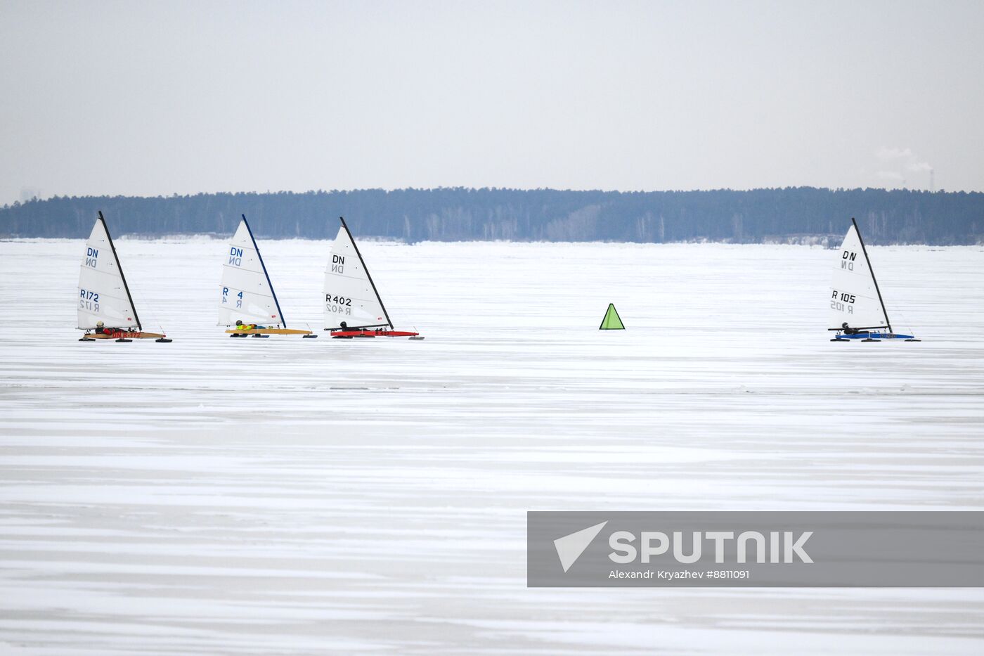 Russia Ice Yacht Competition