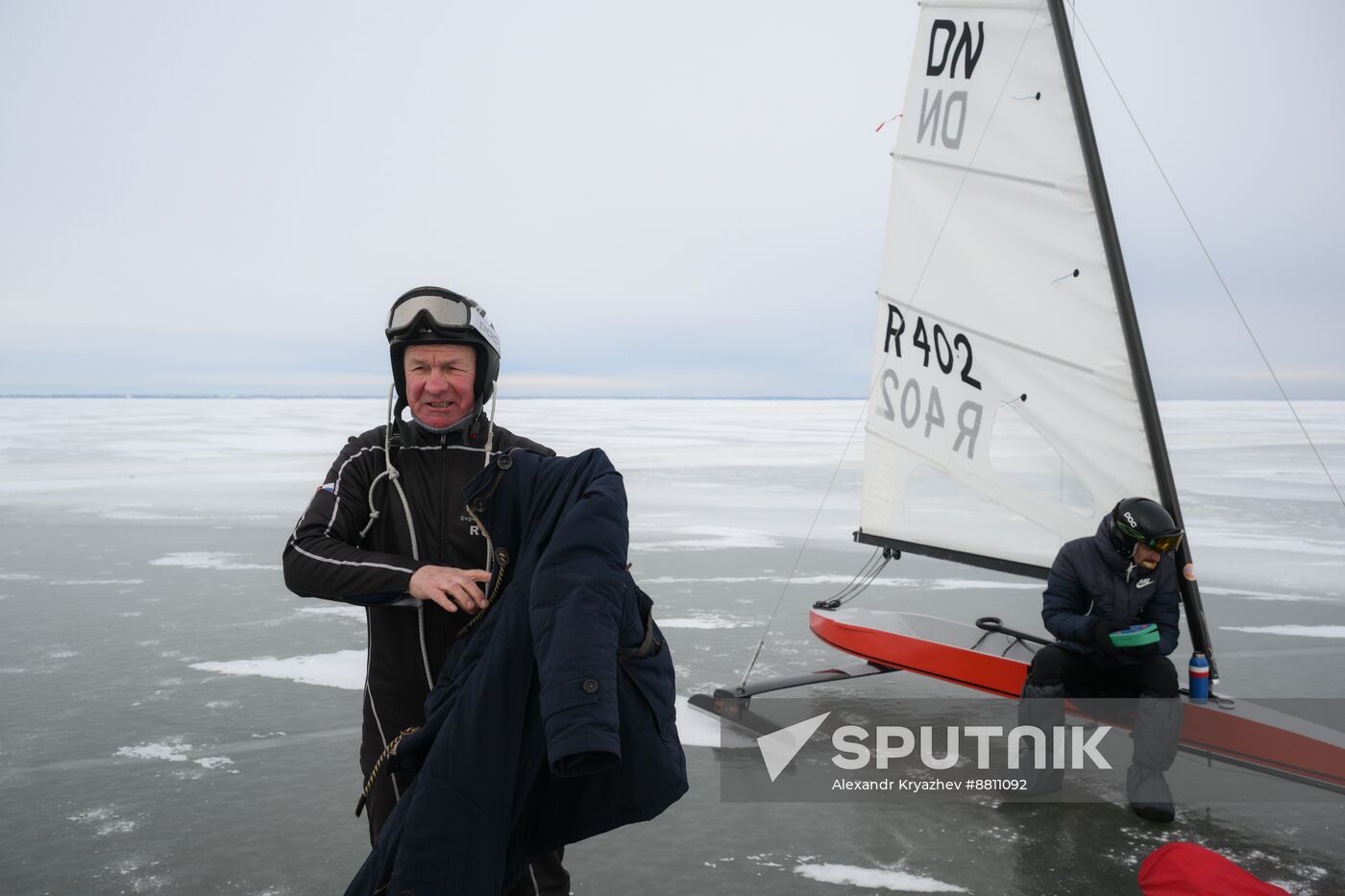 Russia Ice Yacht Competition