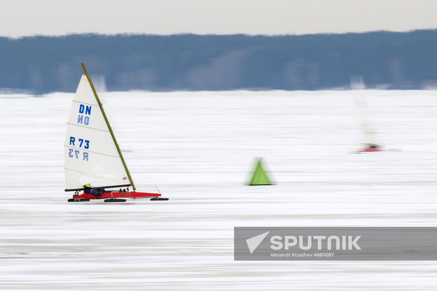 Russia Ice Yacht Competition