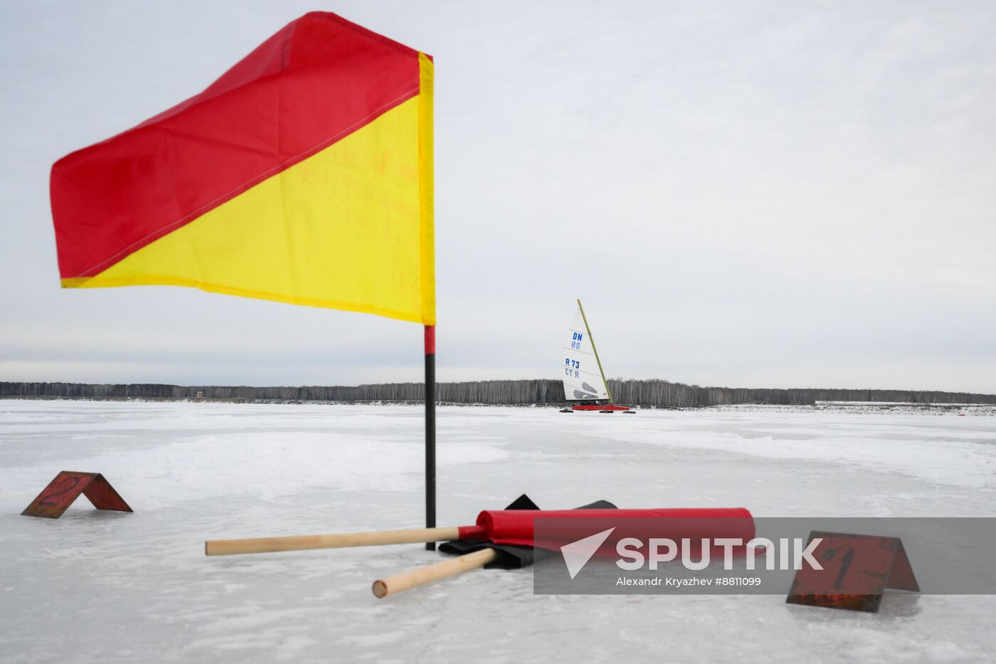 Russia Ice Yacht Competition