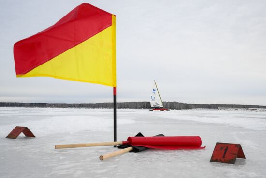 Russia Ice Yacht Competition