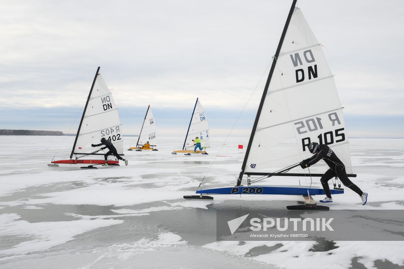 Russia Ice Yacht Competition