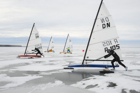 Russia Ice Yacht Competition