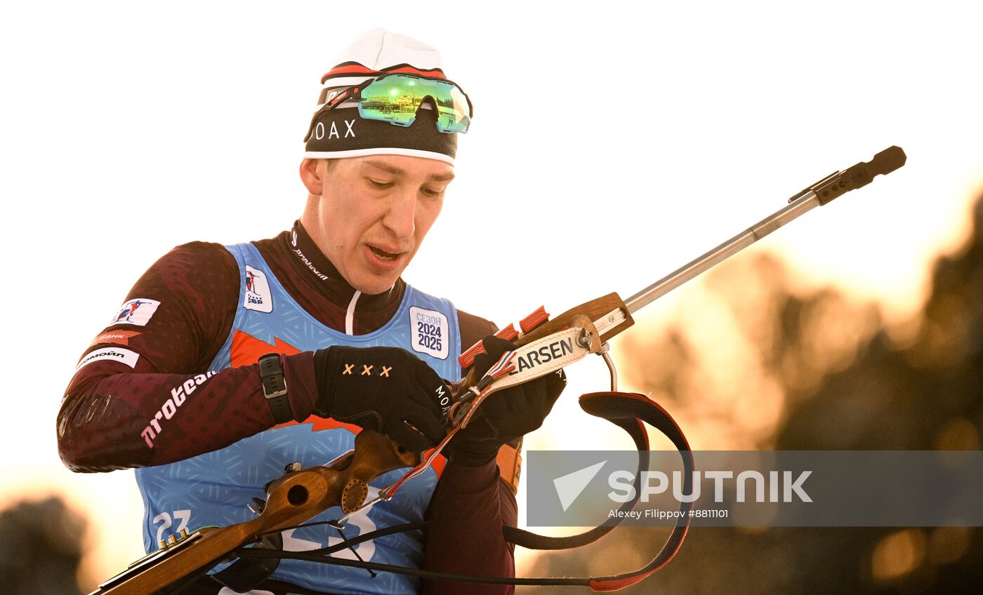 Russia Biathlon Commonwealth Cup Men Pursuit