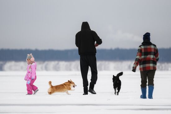 Russia Ice Yacht Competition