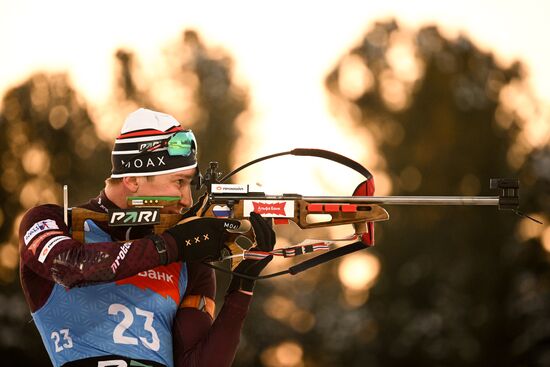 Russia Biathlon Commonwealth Cup Men Pursuit