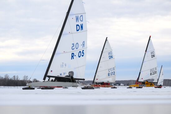 Russia Ice Yacht Competition