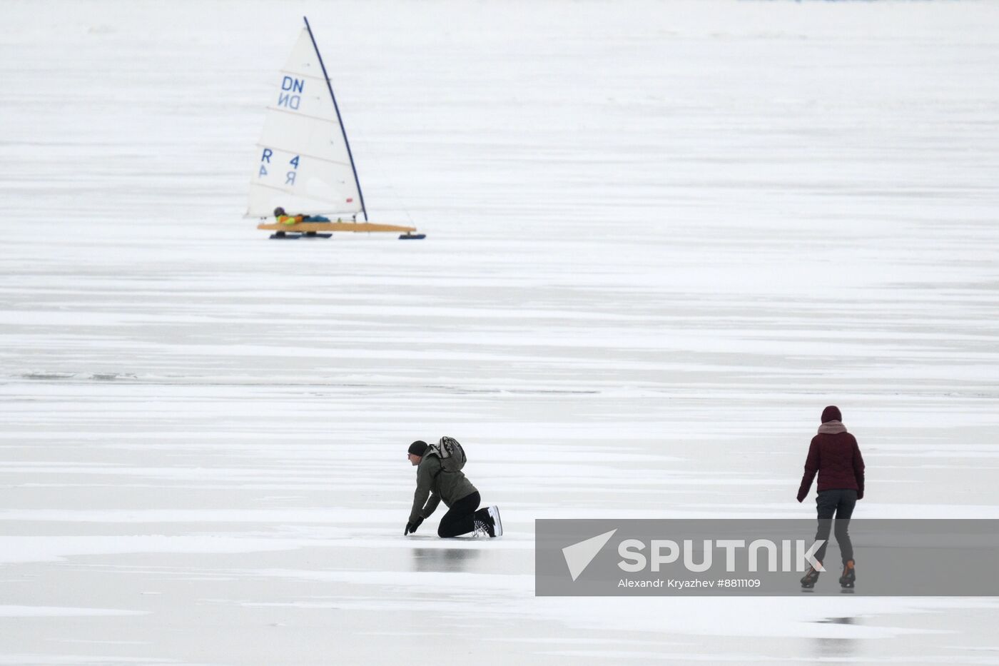 Russia Ice Yacht Competition