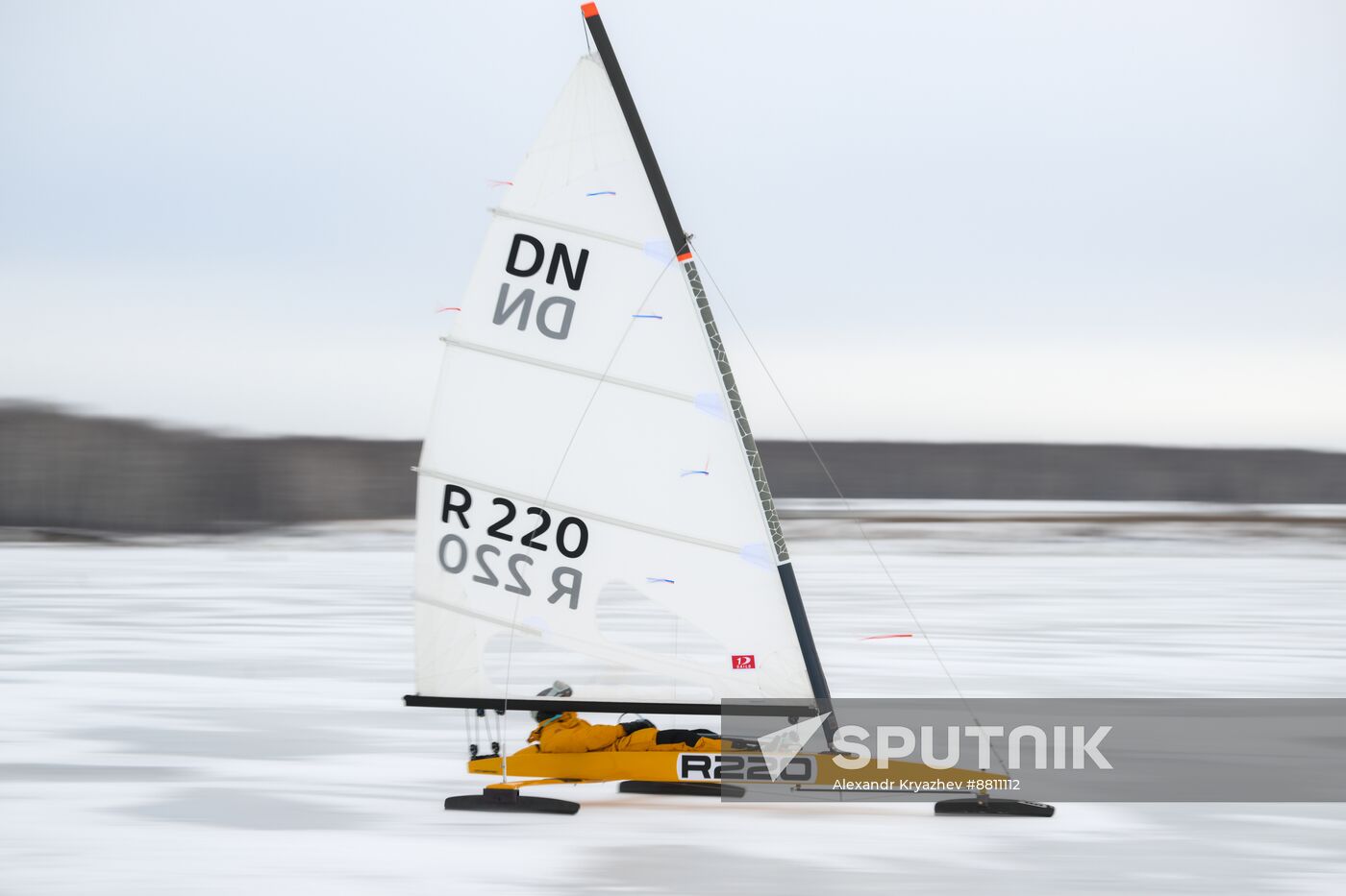 Russia Ice Yacht Competition