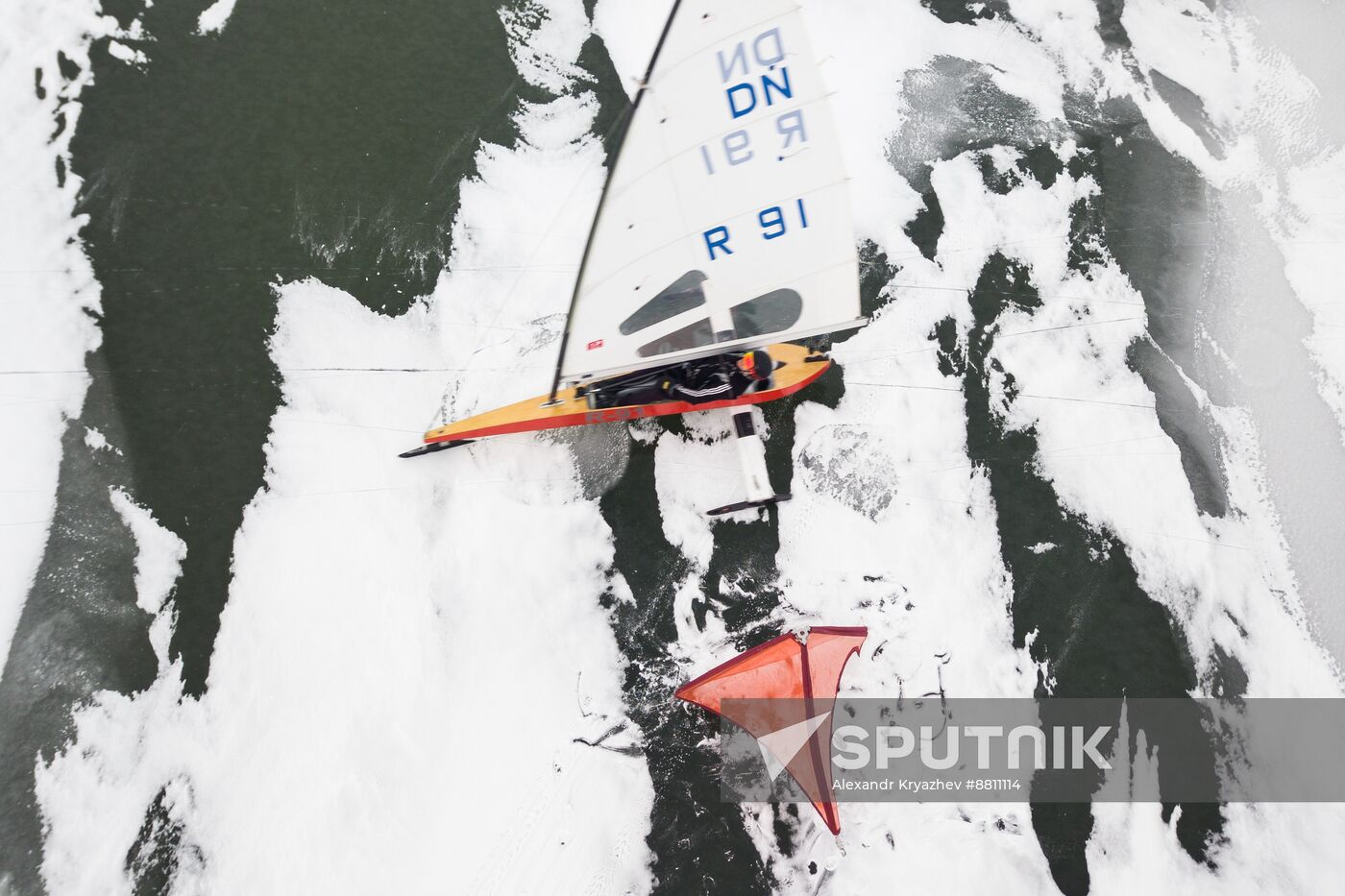 Russia Ice Yacht Competition