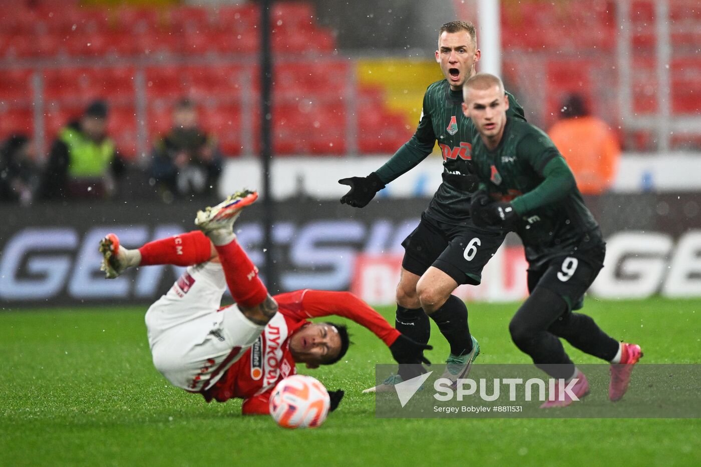 Russia Soccer Premier-League Spartak - Lokomotiv