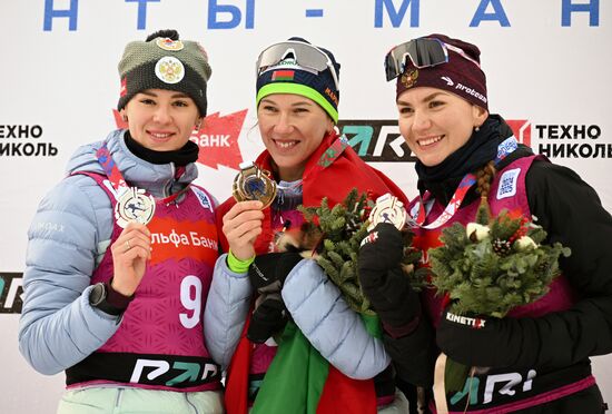 Russia Biathlon Commonwealth Cup Women Mass Start