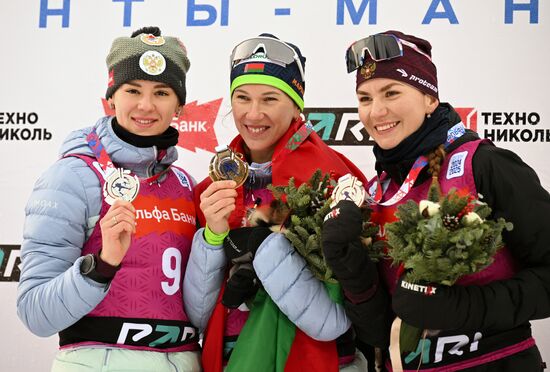 Russia Biathlon Commonwealth Cup Women Mass Start