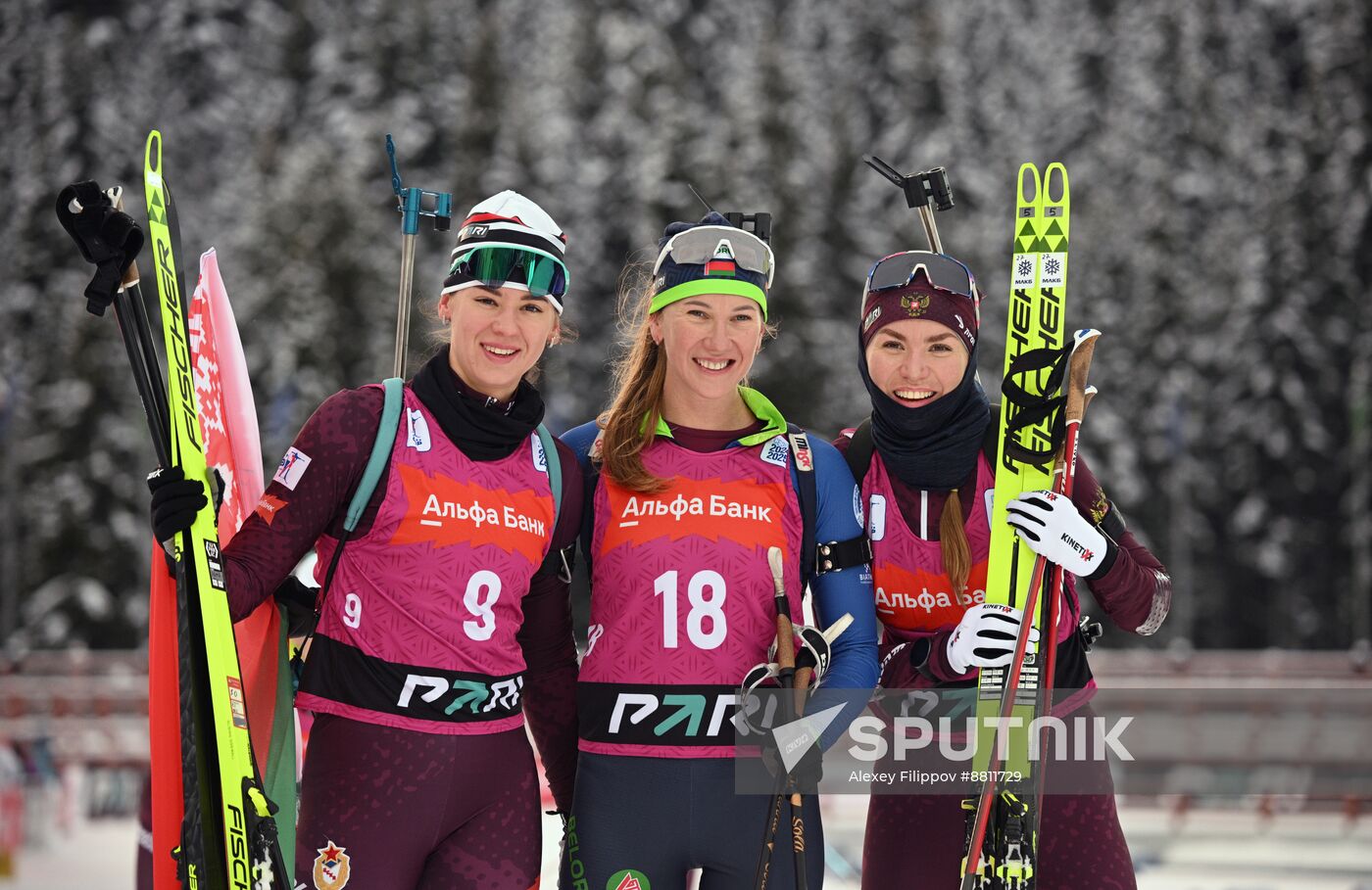 Russia Biathlon Commonwealth Cup Women Mass Start