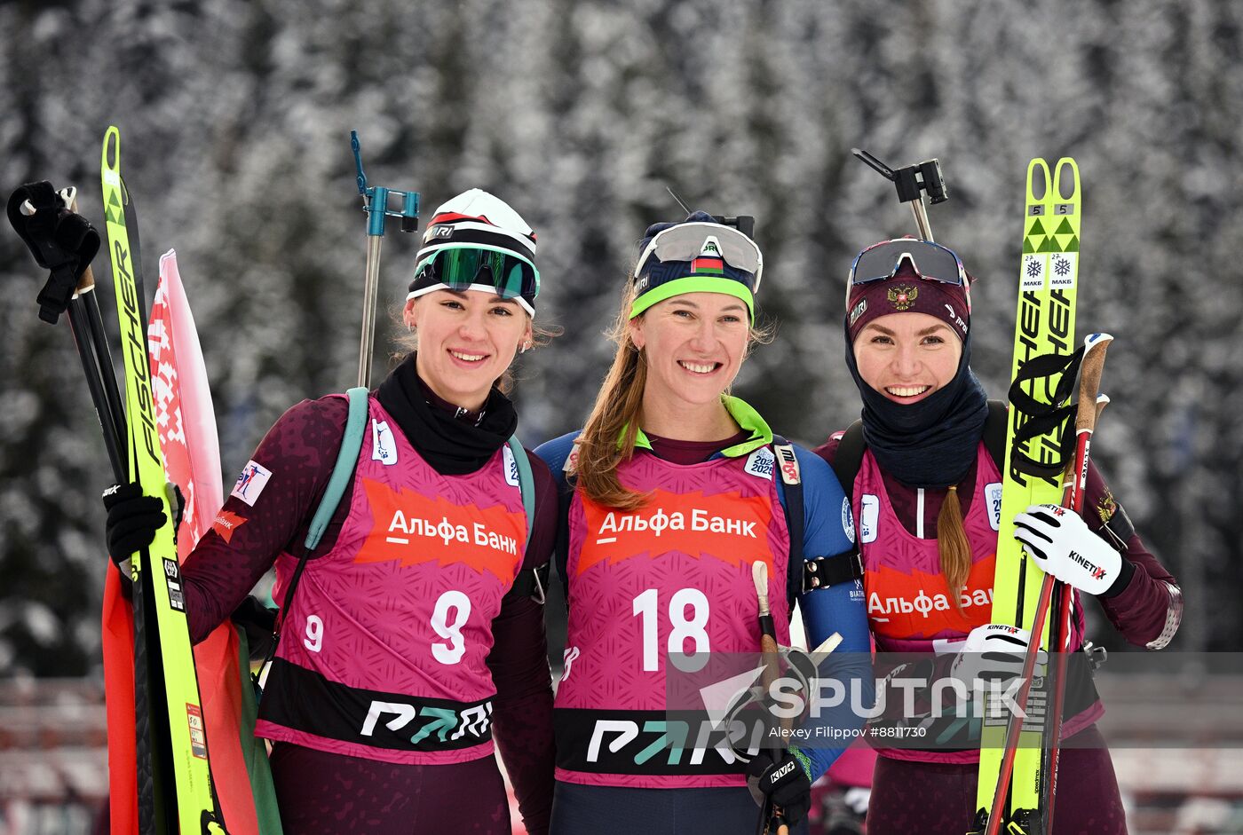 Russia Biathlon Commonwealth Cup Women Mass Start