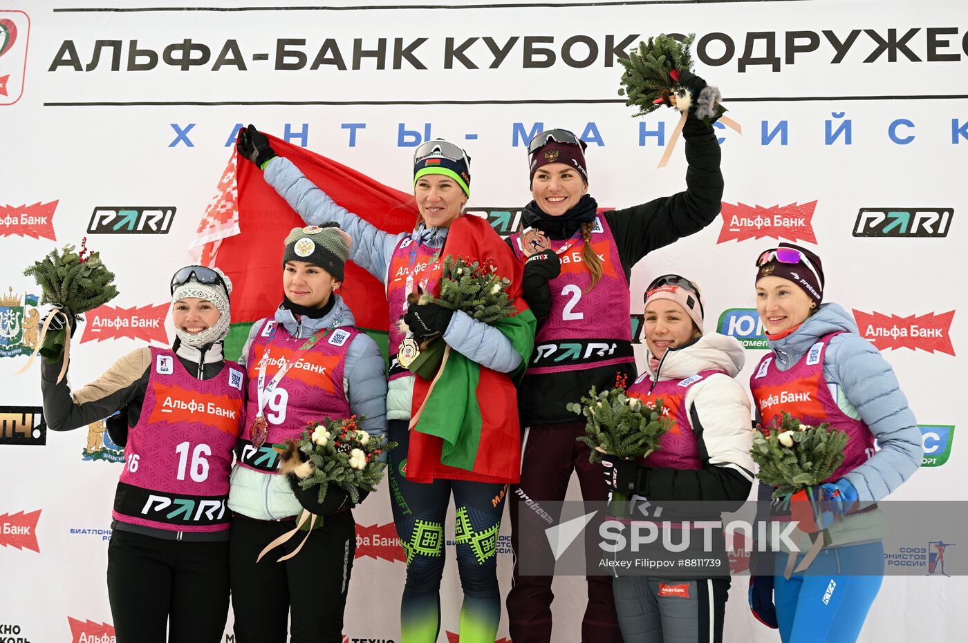 Russia Biathlon Commonwealth Cup Women Mass Start