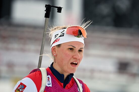 Russia Biathlon Commonwealth Cup Women Mass Start