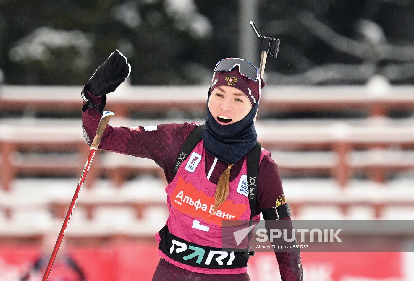 Russia Biathlon Commonwealth Cup Women Mass Start