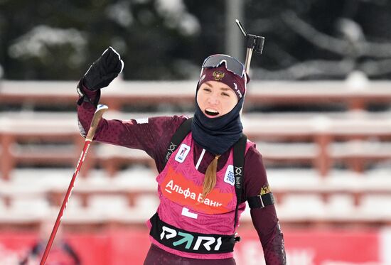 Russia Biathlon Commonwealth Cup Women Mass Start