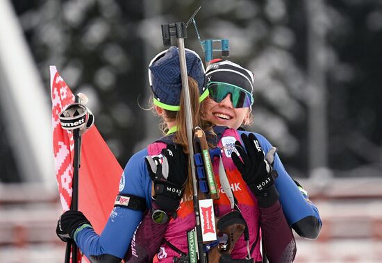 Russia Biathlon Commonwealth Cup Women Mass Start