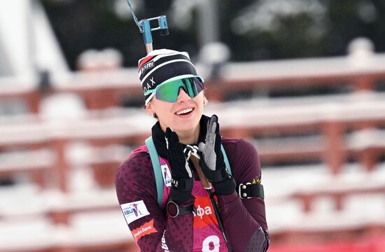 Russia Biathlon Commonwealth Cup Women Mass Start