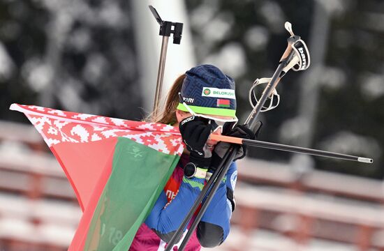 Russia Biathlon Commonwealth Cup Women Mass Start