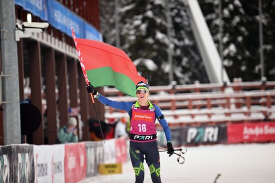 Russia Biathlon Commonwealth Cup Women Mass Start