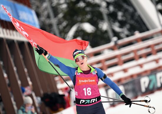 Russia Biathlon Commonwealth Cup Women Mass Start