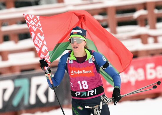 Russia Biathlon Commonwealth Cup Women Mass Start